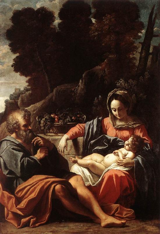 BADALOCCHIO, Sisto The Holy Family  145 oil painting picture